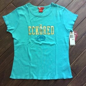 100% Cotton Gold Decal Tee